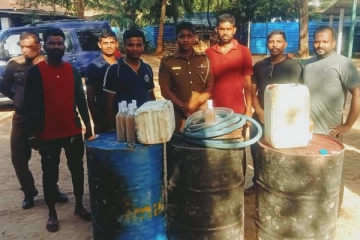 யாழ். பொலிஸாரின் சுற்றிவளைப்பில் முற்றுகையிடப்பட்ட கசிப்பு உற்பத்தி நிலையம்