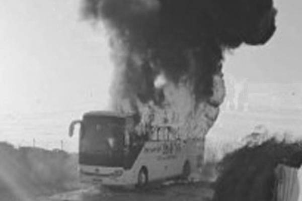 இஸ்ரேலில் இலங்கையர்கள் பயணித்த பேருந்தில் தீ விபத்து | Fire Out Bus Carrying Sri Lankans Working Israel