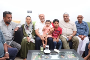 தென் கிழக்கு பல்கலைக்கழக விரிவுரையாளர் குடும்பத்திற்கு ஹக்கீம் ஆறுதல் (Photos)