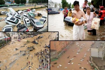 சீனாவை புரட்டிப்போட்ட தோக்சூரி சூறாவளி - பலர் மாயம்