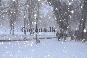 හිම කැට වැස්සෙන් 87කට වුන අකරතැබ්බ.