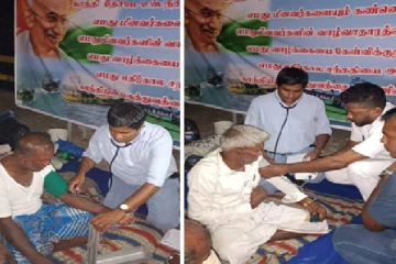 யாழில் போராட்டத்தில் ஈடுபடுபவர்கள் உடல்நிலை கவலைக்கிடம்