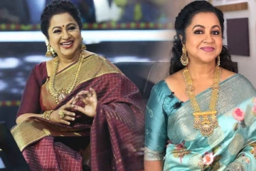 60 வயதில் அரை டவுசரில் போஸ் கொடுத்த ராதிகா சரத்குமார் - ரகுமான் கேட்ட கேள்வி என்ன?