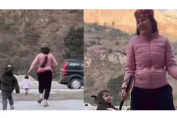 தாயின் ரீல்ஸ் மோகம்.. நூலிழையில் உயிர் தப்பிய மகள் - வைரலாகும் அதிர்ச்சி வீடியோ!