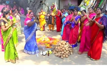 வேலூரில் கூத்தாண்டவர் கோவில் திருவிழாவை எளிமையாக கொண்டாடிய திருநங்கைகள்