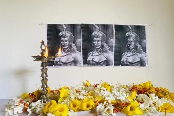 மன்னன் பண்டாரவன்னியனின் 218ஆவது வெற்றி நாளில் முல்லைத்தீவில் அஞ்சலி