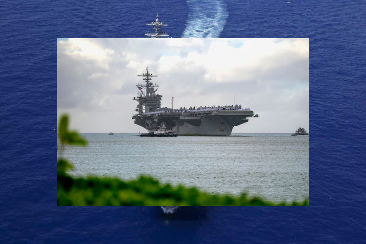 ஈரானுக்கு எதிரான தாக்குதல் களத்தில் USS Abraham Lincoln! மதியக்கிழக்கில் அதிகரித்த பதற்றம் | Uss Abraham Lincoln On The Offensive Against Iran ஈரானுக்கு எதிரான தாக்குதல் களத்தில் USS Abraham Lincoln! மதியக்கிழக்கில் அதிகரித்த பதற்றம் | Uss Abraham Lincoln On The Offensive Against Iran