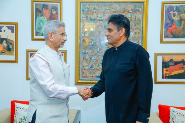 இந்திய வெளிவிவகார அமைச்சரை சந்தித்த எதிர்க்கட்சி தலைவர் | Jaishankar Meet Sajith