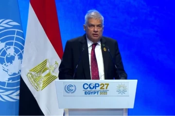 COP 27 දේශගුණික විපර්යාස සමුළුව අමතමින් ජනාධිපති රනිල් කළ සම්පූර්ණ කතාව
