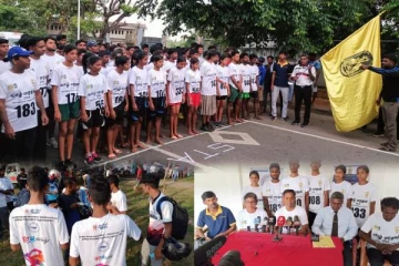 யாழில் இடம்பெற்ற மாபெரும் மரதன் ஓட்டப் போட்டி