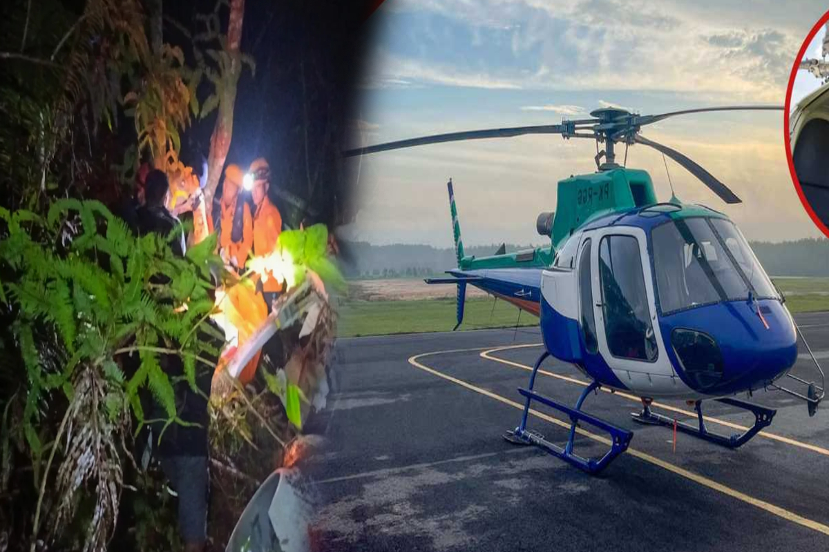 இந்தோனேசியா ஹெலிகொப்டர் விபத்தில் 8 பேர் பலி | 8 Dead In Indonesia Helicopter Crash