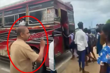 தமிழர் பகுதியில் மாணவர்களை தவிக்க விட்டு சென்ற பேருந்து; தரமான சம்பவம் செய்த தவிசாளர்!