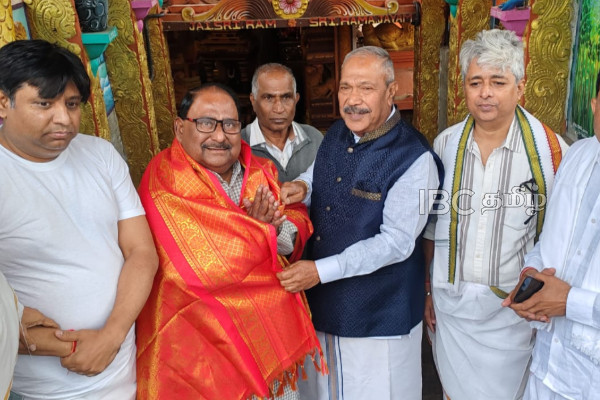 நுவரெலியா சீதையம்மன் ஆலயத்திற்கு இந்திய அமைச்சர் விஜயம்! | Indian Minister Visits Seetha Amman Temple