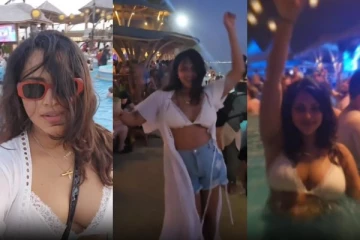 அமலா பால் நீச்சல் குளத்தில் டான்ஸ்.. வெளிநாடு ட்ரிப் வீடியோ