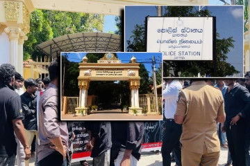 யாழ்ப்பாணப் பல்கலையின் கறுப்புக் கொடி விவகாரம்! மூன்று மாணவர்களிடம் 5 மணி நேர விசாரணை