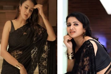 கொள்ளை அழகில் ரசிகர்களை கிறங்கடிக்கும் VJ அஞ்சனா... குவியும் லைக்குகள்