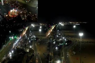 புத்தாண்டு கொண்டாட்டம்; சென்னையில் போலீசார் கிடுக்கு பிடி - மெரினாவில் இருந்து மக்கள் வெளியேற்றம்