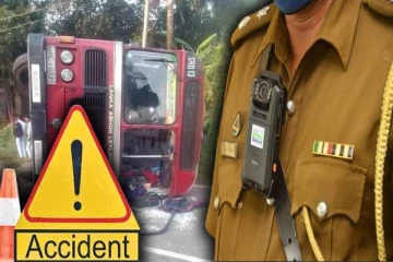 பாடசாலை மாணவர்களை ஏற்றிச்சென்ற பேருந்து விபத்து : 19 பேர் வைத்தியசாலையில் அனுமதி