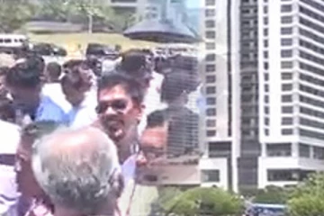 ජනාධිපති කාර්යාලය අසළ උණුසුම්කාරී තත්ත්වයක්