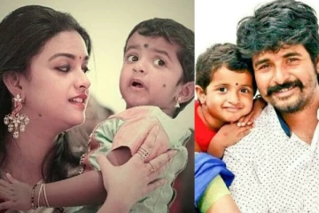 நடிகர் சிவகார்த்திகேயன் மகள் ஆராதனாவா இது! நடிகை கீர்த்தி சுரேஷுடன் எங்கு இருக்கிறார் பாருங்க