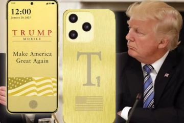 தங்க நிறத்தில் புதிய ஸ்மார்ட்போனை அறிமுகம் செய்யும் டிரம்ப்