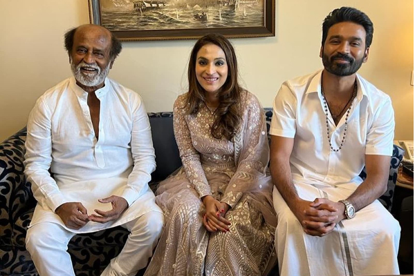 முகத்தில் பொலிவு இல்லாமல் சிரிக்கும் ரஜினி... குழந்தைகளோடு விளையாடும் தனுஷ் - விவாகரத்துக்கு பின் வைரலாகும் போட்டோ - தமிழ்நாடு