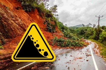 දිස්ත්‍රික්ක කිහිපයකට නායයාමේ පූර්ව අනතුරු ඇඟවීම් - පැය 24ක් සඳහා වලංගු වේ