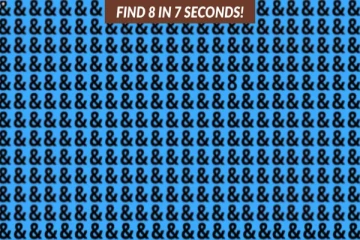 Optical illusion: கண்பார்வை கழுகுபோல இருக்கா? இதில் 8ஐ கண்டுபிடிங்க