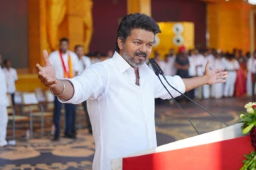 2026 தேர்தலில் எந்த தொகுதியில் போட்டி? மதுரை மாநாட்டில் அறிவித்த விஜய்