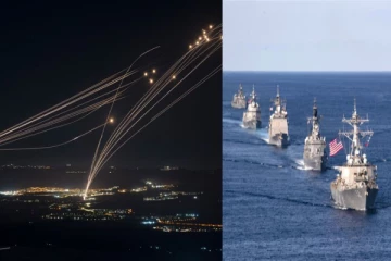 உச்சகட்ட பதற்றம்; இஸ்ரேல் மீது ராக்கெட் தாக்குதல் - போர்கப்பல்களை அனுப்பும் அமெரிக்கா