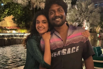 கீர்த்தி சுரேஷ் உடன் இருப்பது யார் பாருங்க! வைரலாகும் புகைப்படங்கள்