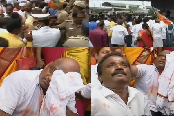 பாஜக - விசிகவினர் இடையே மோதல் - பாஜக தொண்டர் மண்டை உடைப்பால் பரபரப்பு..! - தமிழ்நாடு