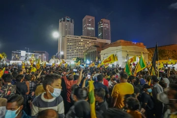 கோட்டா கோ கம போராட்டக்களத்தில் மீண்டும் குவியும் மக்கள் கூட்டம்