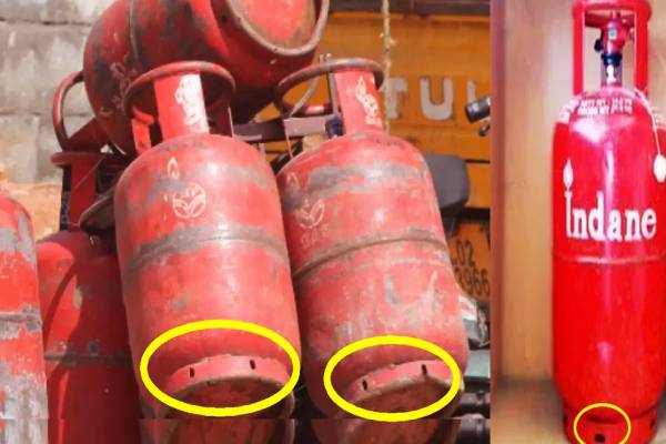 சிலிண்டரின் அடியில் இந்த ஓட்டைகள் ஏன் இருக்கிறது தெரியுமா? | Why There Small Holes At Bottom Of The Cylinder