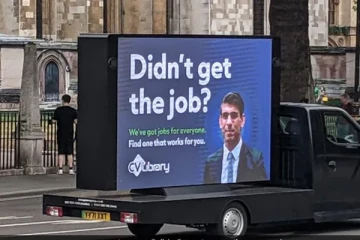 பிரதமர் போட்டியில் தோற்ற ரிஷியை கேலி செய்யும் விதத்தில் வெளியாகியுள்ள விளம்பரம்...