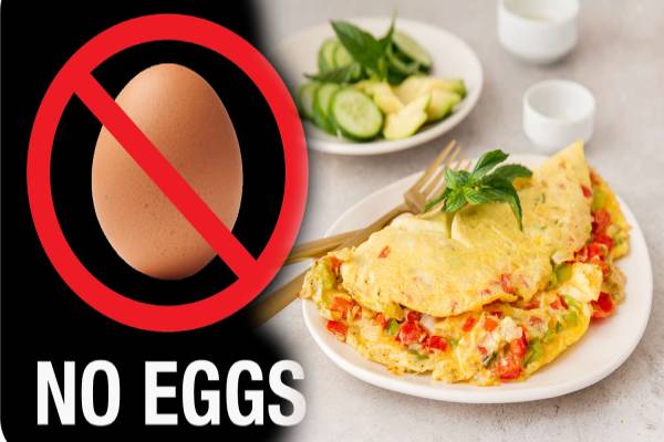 முட்டையே இல்லாமல் ஆட்லெட் செய்யணுமா? இனி இப்படி செய்து பாருங்க | How To Make Veg Omelette Recipe