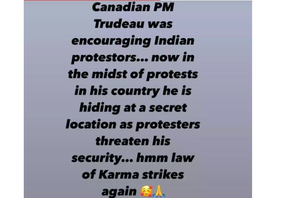 ‘கர்மா உங்களை சும்மா விடாது... திருப்பித் தாக்க ஆரம்பித்துவிட்டது...’ - கனடா பிரதமரை விமர்சித்த கங்கனா ரனாவத்! | Actress Kangana Ranaut Pm Canada Review