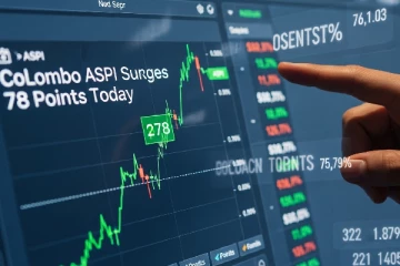 කොළඹ කොටස් උඩ පනී - සියලු කොටස් මිල දර්ශකයේ කැපීපෙනෙන වැඩිවීමක්