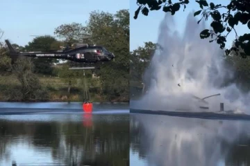 பிரான்சில் காட்டுத்தீயை அணைக்க சென்ற ஹெலிகொப்டர்: அடுத்து நேர்ந்த விபரீதம்..அதிர்ச்சி வீடியோ