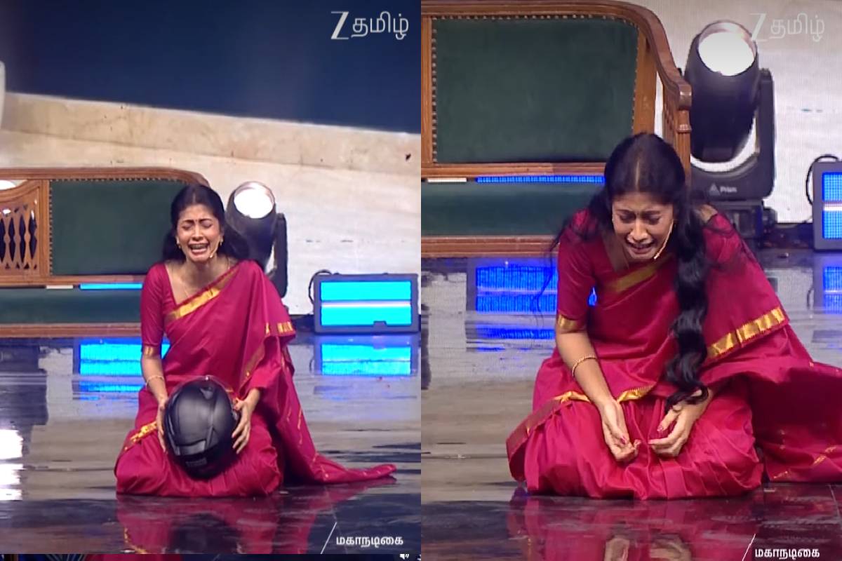 நடிப்புன்னா இப்படி இருக்கணும்... அரங்கத்தையே கண்ணீரில் ஆழ்த்திய பெண்! வைரலாகும் வீடியோ | Zeetamil Mahanadigai Peak Performance Video Viral நடிப்புன்னா இப்படி இருக்கணும்... அரங்கத்தையே கண்ணீரில் ஆழ்த்திய பெண்! வைரலாகும் வீடியோ | Zeetamil Mahanadigai Peak Performance Video Viral