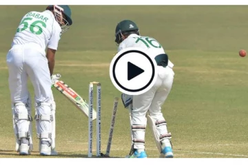 பாகிஸ்தான் வீரர் பாபர் அசாமை செமையாக அவுட்டாக்கிய வங்கதேச வீரர்! போல்டாகி வெளியேறும் காட்சி