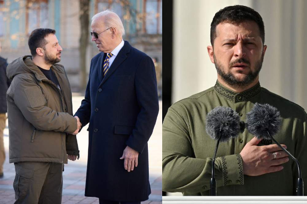 Volodymyr Zelenskyy/Joe Biden