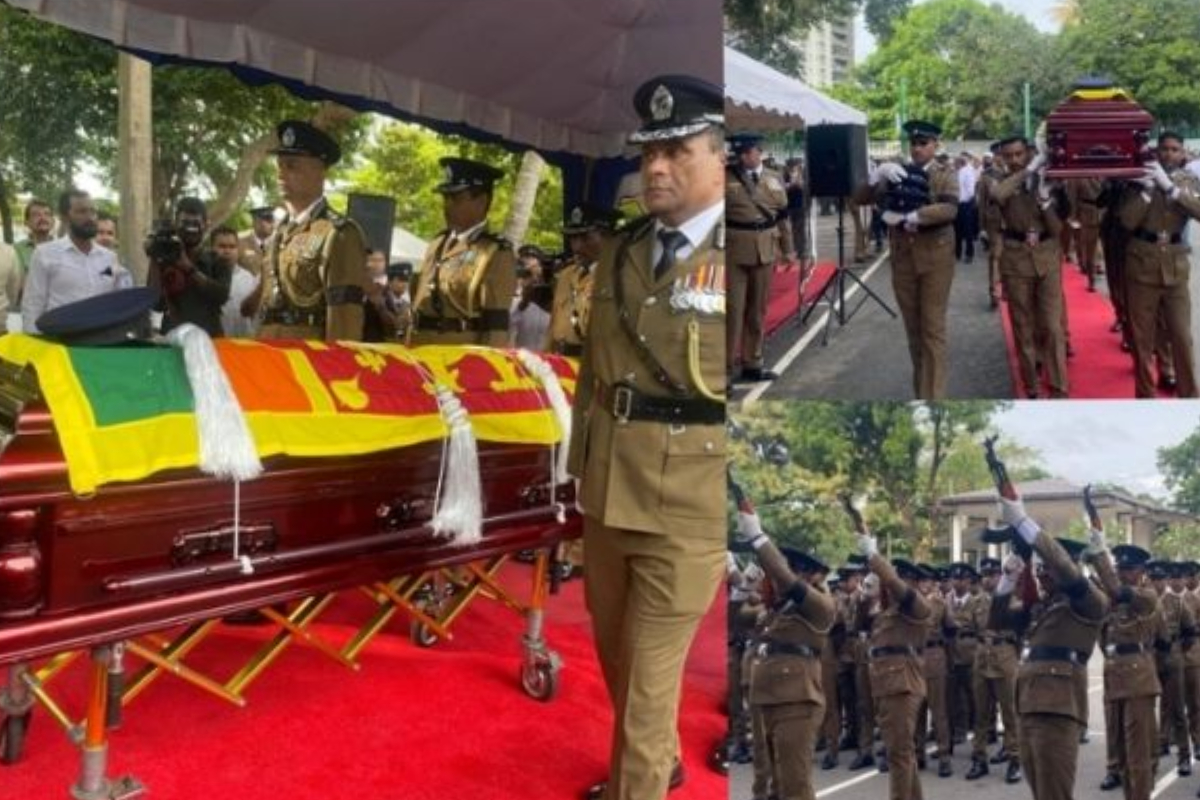 முழு அரச மரியாதையுடன் விடைபெற்ற முன்னாள் பொலிஸ்மா அதிபர் விக்ரமரத்ன | Former Igp Wickramaratne Farewell முழு அரச மரியாதையுடன் விடைபெற்ற முன்னாள் பொலிஸ்மா அதிபர் விக்ரமரத்ன | Former Igp Wickramaratne Farewell