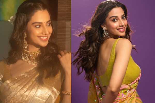 சேலையில் மயக்கும் லுக்!! நடிகை மீனாட்சி செளத்ரியின் போட்டோஷூட் கிளிக்ஸ்... | South Actress Meenaakshi Chaudhary Recent Photos