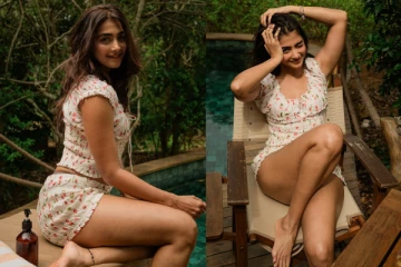 தளபதி 69 ஹீரோயின் பூஜா.. செம ஹாட் உடையில் இலங்கையில் இருக்கும் ஸ்டில்கள்