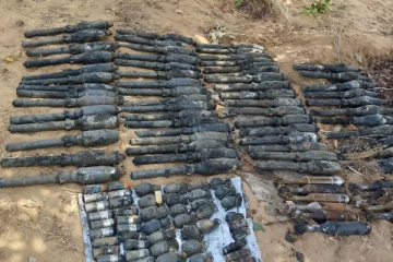 கிளிநொச்சி பளையில் பெருமளவு வெடிப்பொருட்கள் மீட்பு (Photos)