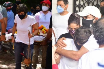 மறைந்த காதல் கணவருக்கு இறுதிச் சடங்குகளை செய்த பிரபல நடிகை