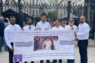 தமிழர்களுக்கு ஆதரவு தெரிவித்து பிரித்தானிய பிரதமருக்கு முஸ்லிம்கள் மனு