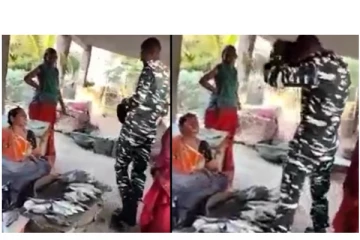 மகன் ராணுவ வீரனாக வந்த போது மீன் விற்கும் தாய் செய்த செயலைப் பாருங்க... நெகிழ வைக்கும் வீடியோ