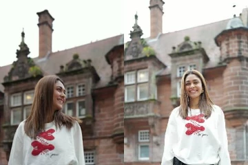 வெளிநாட்டில் கலக்கும் நடிகை மிருணாள் தாகூர்.. சில கூல் போட்டோஸ்